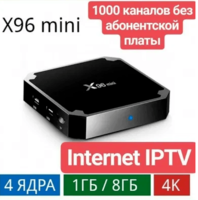 Смарт ТВ бокс приставка X96 mini, 4-ядерная android smart tv box - Изображение #1, Объявление #1672902