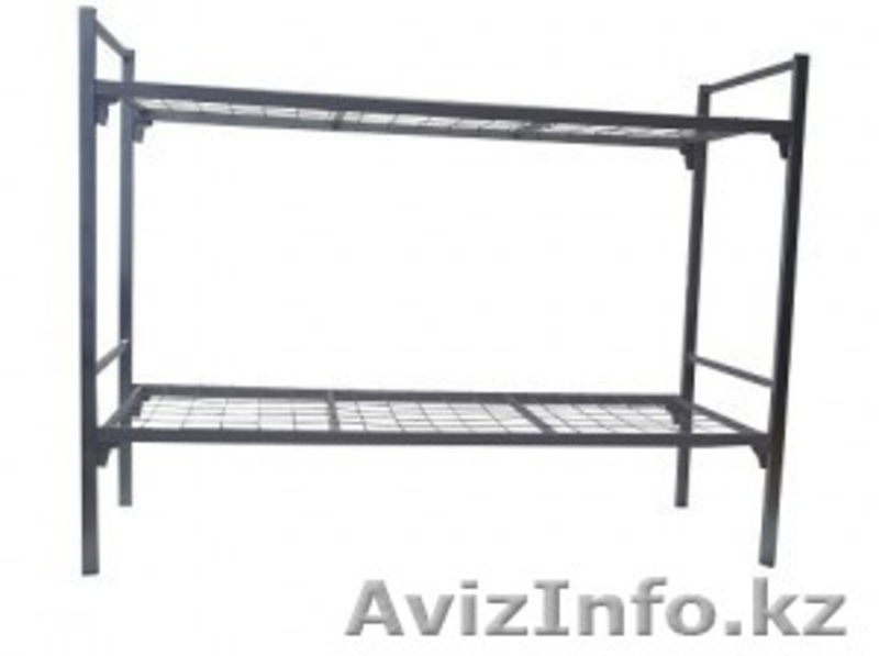 Кровати металлические двухъярусные для рабочих, кровати металлические оптом. - Изображение #5, Объявление #1428550